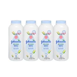 존슨즈 베이비파우더 존슨즈 콘스타치 파우더 200g x4개