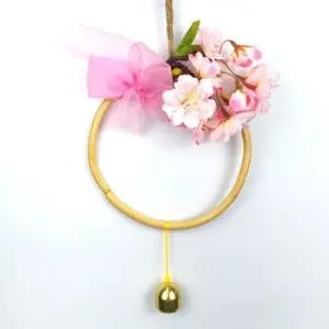 벚꽃 감성 도어 벨 만들기 DIY 키트 중/세트 현관 출입 문 종 풍경 장식 소품 인테리어 리스 공예 공작 교|