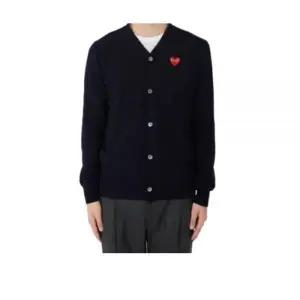 [꼼데가르송] 레드 하트 와펜 가디건 147826294