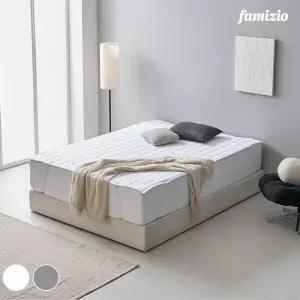 스타일 누빔 방수 매트리스침대패드 킹