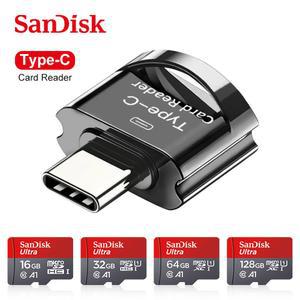 SANDISK-타입 C 카 리더기 스마트폰 펜 메모리 SD TF 클래스 GB 미니 라이브 PC용 A % 마이크로 GB GB