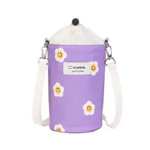 고품질 퍼플 크로스 물병파우치 보온보냉 물병가방 물병집 물병주머니 물통가방 어깨끈물병가방 WFGYJHI