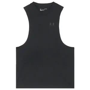 [정품] 언더아머 UA 레프트 체스트 컷오프 탱크 민소매 티 (1329286-001)