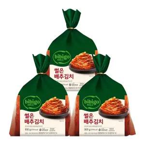 [신세계라이브쇼핑]CJ 비비고 썰은배추김치 900g x3개