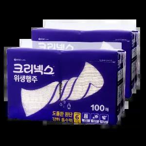 크리넥스 위생행주 키친타올 100매 2팩 (200매)