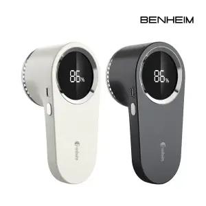 벤하임 충전식 보풀제거기 강력 무선 휴대용 세탁소용 가정용 의류용 6중칼날 LCD LED 보풀제거기 BKL001