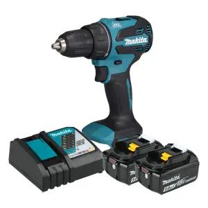 마끼다 DDF490RT2 충전 드릴 드라이버 18V 5.0Ah 배터리 2개 세트