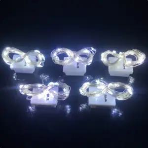 LED 와이어 미니전구 10구 흰색(웜화이트)