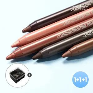 [3개] MQNY 워터프루프 펜슬 젤 아이라이너 1.7g 7종 (+샤프너)/애교살 라이너 아이펜슬 섀도우 스틱섀도우
