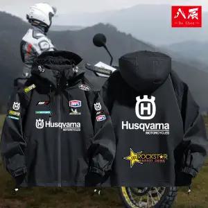 레이싱 자켓 재킷 점퍼 유니폼 모터팀 HUSQVARNA Husqvarna 모터사이클 오프로드 라이딩 남성 캐주얼 방풍