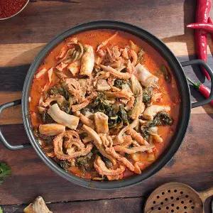 참맛있데이 궁중 소곱창전골 1000g 6팩 얼큰한 우거지 소내장 깐양 사골육수 술안주 간편식 즉석국