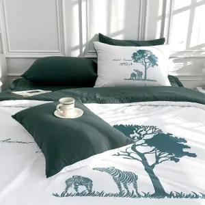 사바나 워싱 애니멀 프린트 베개커버 50x70 3colors