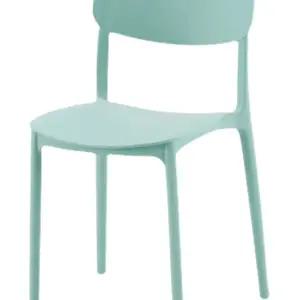 플라스틱 식탁 의자 공부방 학원의자 카페 예쁜 주황색 등받이