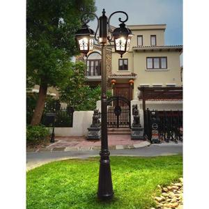유럽풍 가로등 리조트 펜션 높이 검정 LED 블랙 연결형 노랑 추가 기둥 방수 알루미늄