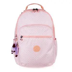 키플링 서울 라지 백팩 걸리타일프린트