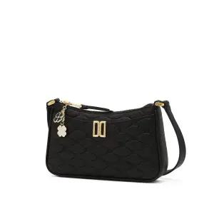 [롯데백화점]닥스 액세서리 [EMBLE] 블랙 DD로고 소가죽 크로스백 DCWA6E632