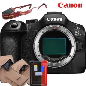(캐논천국) 정품바디 EOS R6 Mark III +보호필름+고급포켓융+포토리뷰 캐논 일본산 프로패셔널 스트랩+최신제품보유/빛발송