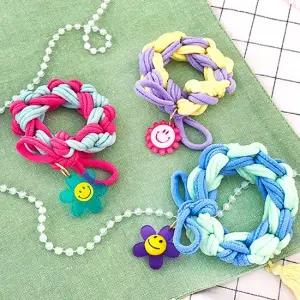 양말목 공예 고급 팔찌 머리끈 만들기