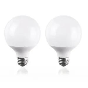 KDT BB LED 볼구 G80 10W, 전구색, 2개