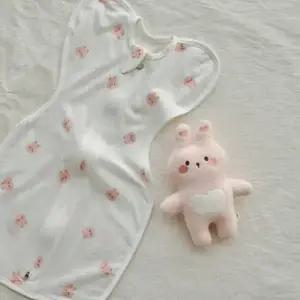 돗투돗 동물친구들 밤부매쉬 스와들 업다운지퍼