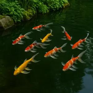 버터플라이 코이 2마리