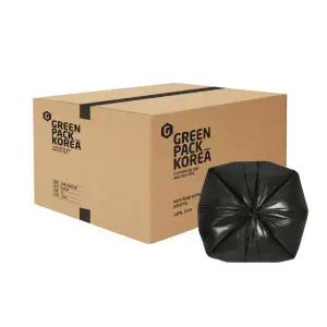 배접쓰레기봉투 분리수거 63X90 중 60리터 1000장/box 검정색(불투명) 배접봉투