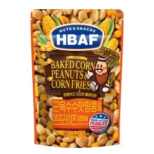 HBAF 바프 군옥수수맛 땅콩 앤 콘프라이즈 120g