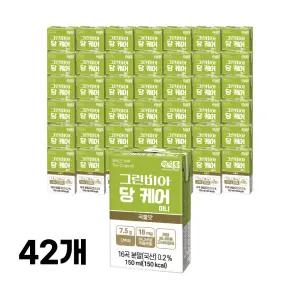 정식품 그린비아 당케어 미니 150ml 42팩 베스트 완전 균형 영양식 성인 노인 환자 단백질 당뇨식 당뇨에