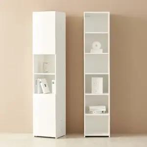 E0자재 RH2059 레아 6단책장 겸 수납장 400 상하수납형)