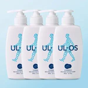 우르오스 스킨워시 (남자 바디워시) 무향, 500g, 4개