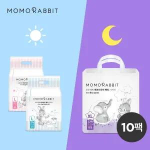 낮밤 데일리 쿨세트(에코씽씽 여아 6팩+드라이4팩)