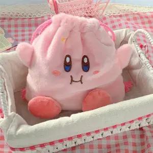 커비 파우치 휴대용 여행용 귀여운 다용도 이너백 화장품 미니 뽀글이 주머니 세면도구 생리대