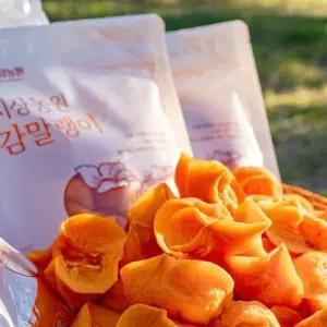 [햇살맞춤]산지직송 씨없는 청도 감말랭이 200g 6개 단감말랭이 말린 감