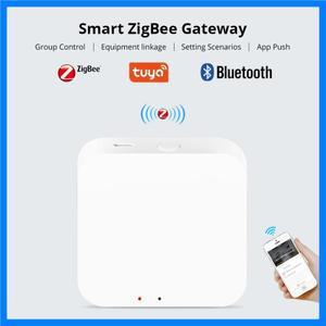 Tuya ZigBee 스마트 게이트웨이 허브 와이파이 및 블루투스 스마트 홈 라이프 브릿지 앱 무선 리모컨 알렉