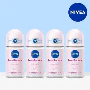 데오드란트 롤온 펄 뷰티 50ml 4개