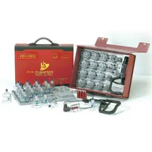 부항컵 지압봉 강력자극 한의원 셀프부황기 19컵 통증