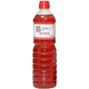 대한민국 수산명인 김명수젓갈 멸치액젓 900ml