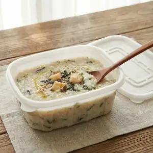 [국내생산] 포장용기 죽용기 대50개 + 뚜껑50개 세트 960ml