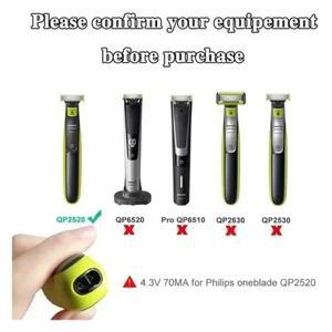 모아식 필립스 호환 노렐코 원블레이드 QP2520 QP2510/11 면도기용 XIKCU 4.3V USB to 15V 충전기 전원 코