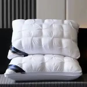 호텔베개 세탁가능 압력분산 퀼팅 푹신한 수면베개