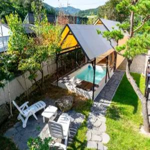 [경기] 네츄럴밸리 풀램핑 4계절 온수풀(경기, 가평)