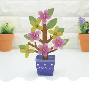 4인세트 돌봄교실 봄주제 만들기활동 봄꽃 포푸리 방향제 화분 초등미술 창체 원데이수업