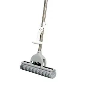 옳은유통 원터치 펄프 청소기/ 학교 교실 바닥 청소용품 막대 밀대 걸레 세트 청소도구