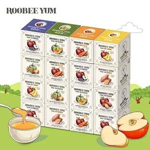 [루트비]루비얌 프리미엄 과일 퓨레 16세트(32개입) 아기 이유식