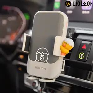 라인 프렌즈 차량용 고속무선충전기 거치대(캐릭터랜덤)