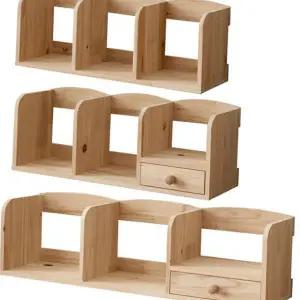 삼나무 책꽂이 서랍형 우드 80 원목 책꽂이 정리대 수납장 정리함 일반형 소품
