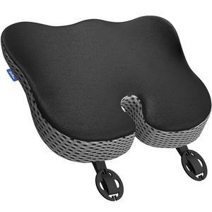 꼬리뼈, 등 및 좌골 뒤로 미끄럼 U자형 바닥 들어 통증 시트 완화를 방지 디자인의 올려진 카시트 폼 ZIKEE 메모리 시야를 위한 웨지 자동차용 고밀도 인체공학적 쿠션, 위해 넓은