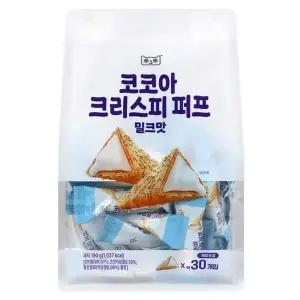 코코아 크리스피 퍼프 밀크맛 과자 190g