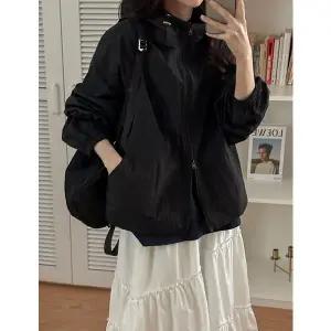 [공구우먼] 랜딩 데일리 투웨이 집업 후드 아노락 86008 빅사이즈 여성의류