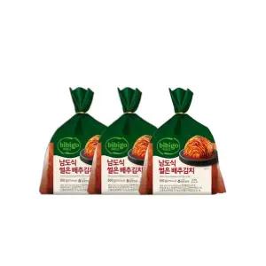 [비비고](의정부점)CJ 비비고 남도식 썰은배추김치 900g X3 개